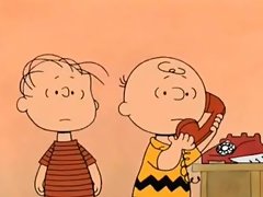 Charlie Brown angry phone call