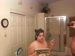 Bbw wife smoking sexy