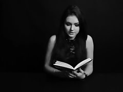 Woman Has Orgasm While Reading Book- Alina