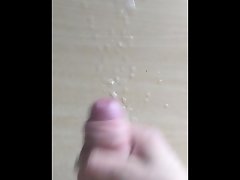 Young boy huge cumshot