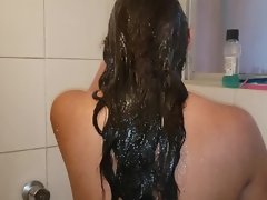 19 yo step sister caught masturbating in the showor and fucked hard