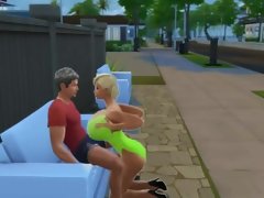 Ultra sexy big boob Sims 4 fucking 4