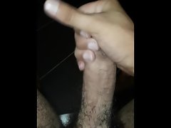 Big arab cock jerking off a lot of cum