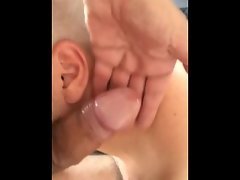 Hot Older Guy Gives A Good Blowjob To A Pierced Dick