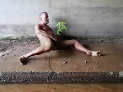 Masturbating in the mud
