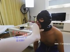 Asian female dom maid foot adore