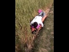 Step-sister ko bhai ne khet me bula kar pela