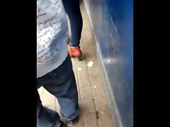 Una colaza en el banco