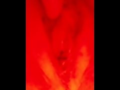 Orgasm while on period