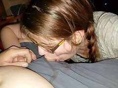 Screwing step daughters-in-law mouth while housewifes out with thick cumshot.