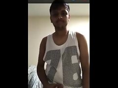 Prakhar Agrawal jerking his manstick on webcam