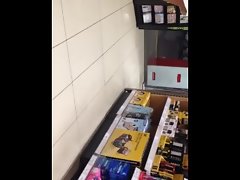 Feet Fetish With a Female In Petrol Station