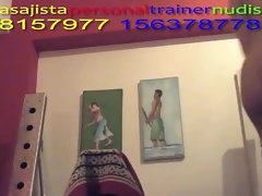 GIMNASIA DESNUDOS CON TRAINER NUDISTA