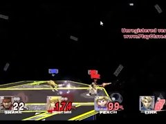 SSBB Epic Battles #336 Zero Suit Samus vs Link [Flame] and P Lass