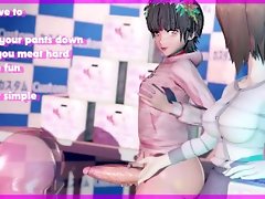 three dimensional MMD Hermaphroditism Onahole