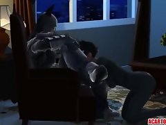 Huge shaft Batman screws lewd naughty ass Catwoman