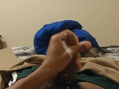 Ebony solo jerking