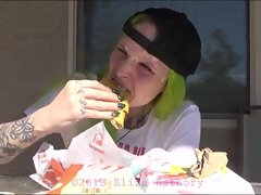 MUKBANG HELL: Taco Bell Edition OVEREATING face stuffing BELLY Adore