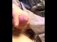 Fag disabled fellow jerking off a hefty explosion