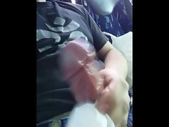 Cum-shot on the bus part 2