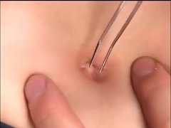 Belly button Restrain bondage Torment