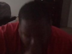 Fellatio the stress out of him.