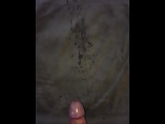 Huge shaft slow-motion jizz flow (solo)